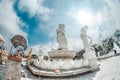 The 20 metres high white jade statue of Kuan Yin, Goddess of Compassion & Mercy